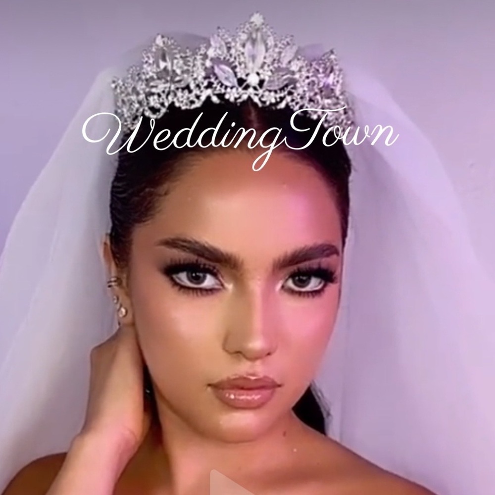 Wedding bridal tiara crown pageant diamonds